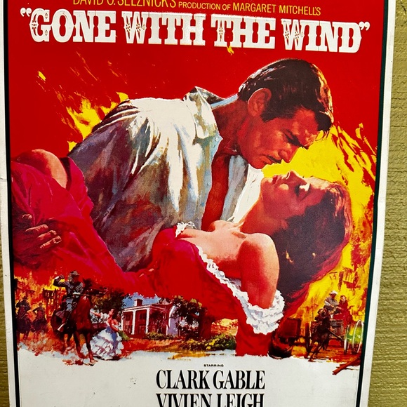 TIN SIGN 8x12 Gone Wind Clark Gable Vivian Leigh - Picture 5 of 5